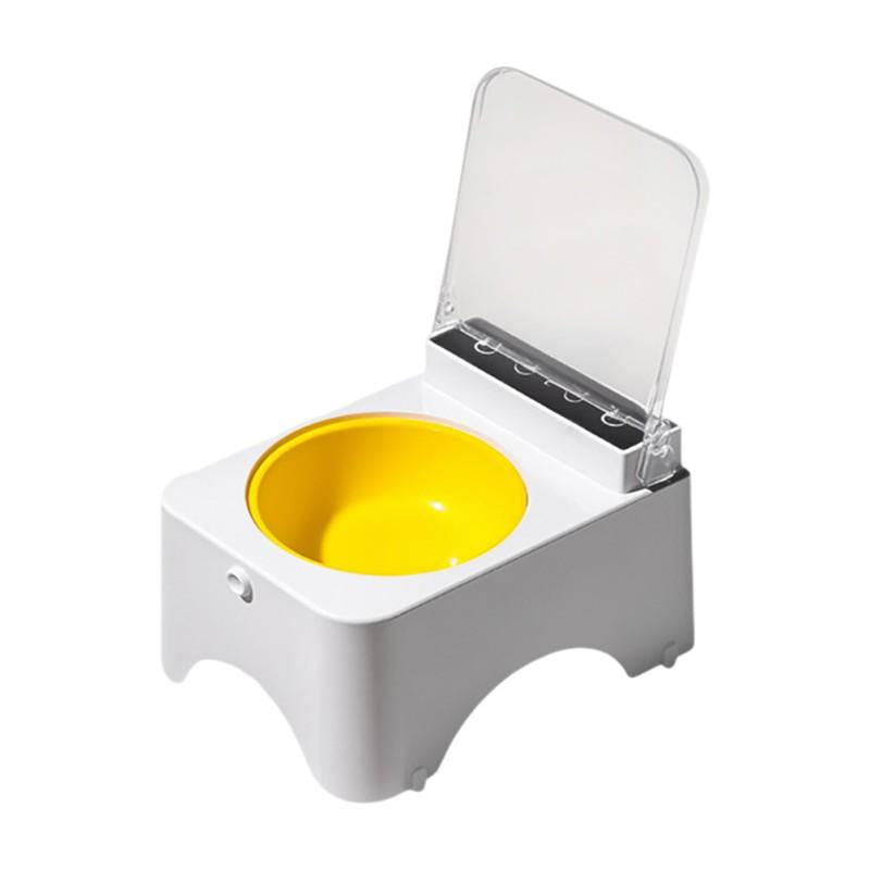 Pet Bowls Smart Feeder with Infrared Sensor Automatic Lid Cat And Bowl Food Dispenser