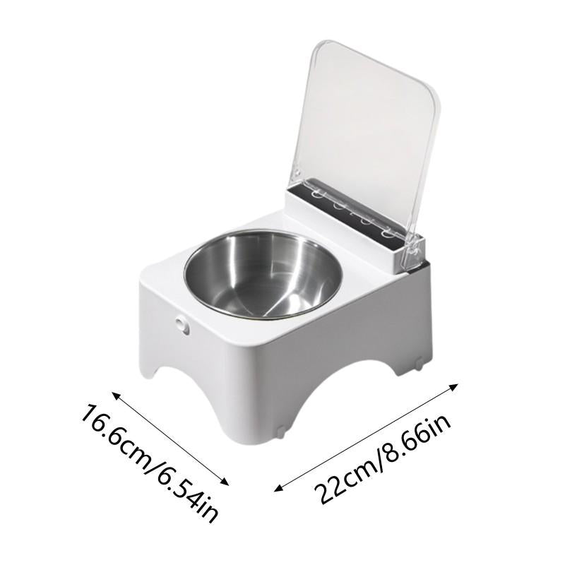 Pet Bowls Smart Feeder with Infrared Sensor Automatic Lid Cat And Bowl Food Dispenser