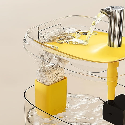 Pet Smart Water Fountain | Fully Automatic Circulating Cat Water Dispenser, Ultra-Quiet with USB Interface, No Batteries Required