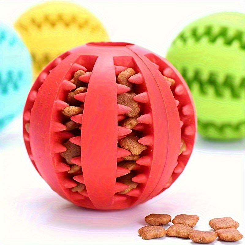 ten random dog toy balls, rubber bite resistant teeth cleaning training, snack distribution, leakage ball, grinding ball, stress reliever, interactive chew toys for small and large puppies, pet interactive toys, rubber chew toys