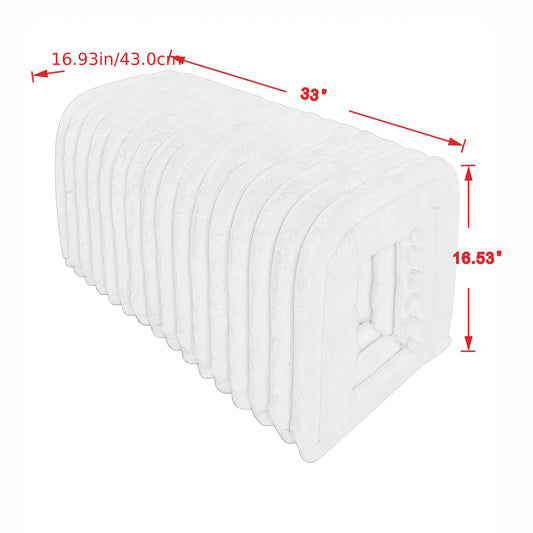 Pet Supplies Ottoman Storage Bench Corduroy Bench Cat'S Nest To Hide For The Living Room, Entryway And Bedroom