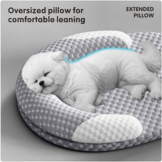 Summer Dog Bed With Cooling Pad Washable, All-Season Pet Mat For Dogs And Cats, Comfortable Sleeping Cushion