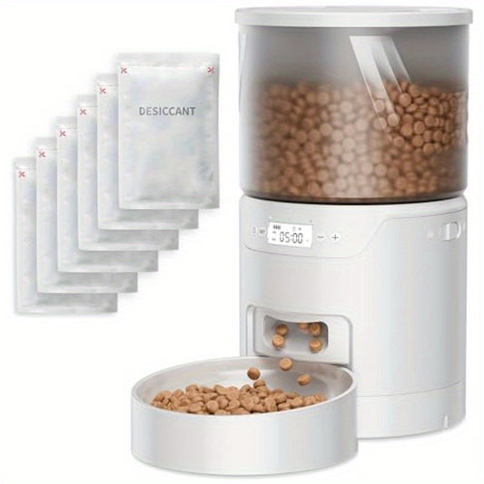 Automatic Cat FeederandFood Desiccant Bag Auto Pet Feeder Timed Feeding Programmable Precise Control 6 Pack Replaced Desiccant Packs Keep Food Fresh