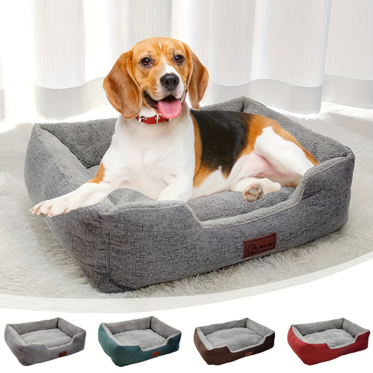 Pet Kennel Winter Warm Removable Washable Dog Mat Winter Winter Thickened Small Dog Corgi Teddy Sleeping Mat Multi-Color Options for Charming Home Decor, Perfect for Small Pets, Indoor Dog House, Pet Furniture, Dog House, Removable Dog Mat, Kennel