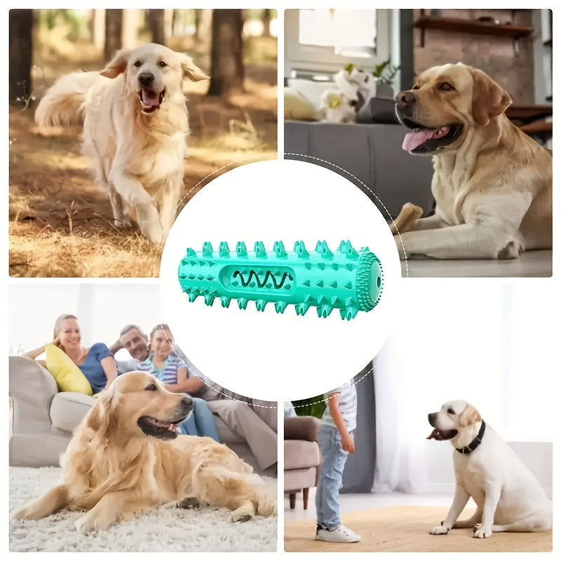 Ultra Durable Dog Teeth Cleaning Bone Toothbrush Toy, Chewy Gum Massaging Toothbrush Stick | Anti-choking Hollow Design | Training Companion Toy For Small And Medium Dogs And Adult Dogs